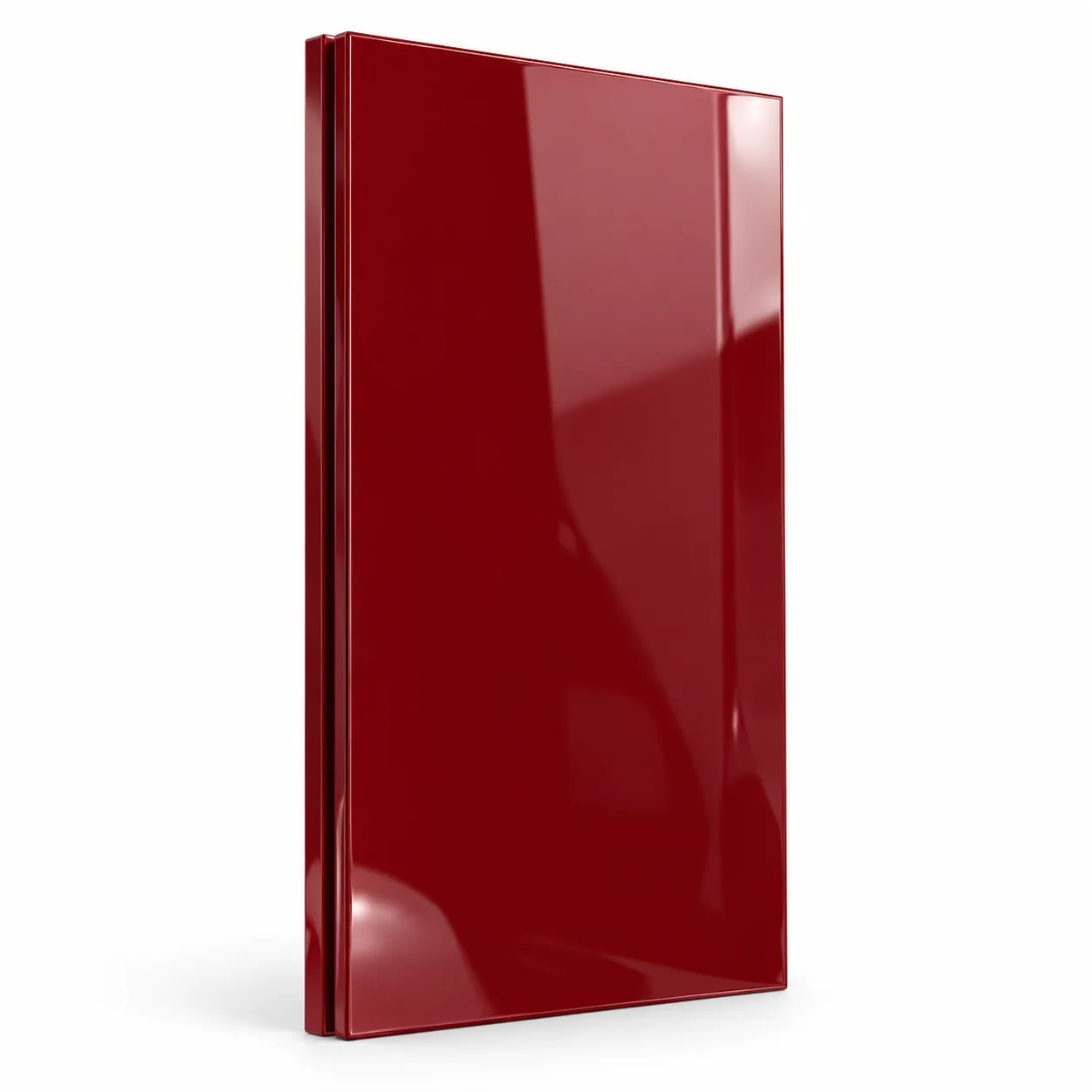 A WOODAAN gloss shutter in Ruby red