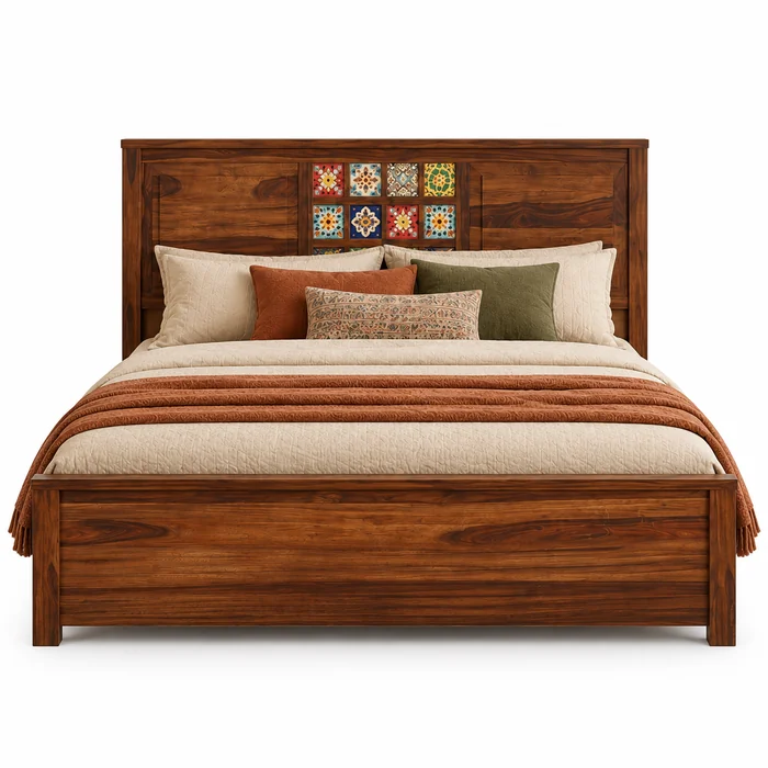 Bellagio Diamond Tufted Bed